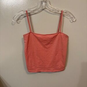 H&M Divided Basic Dusty Pink Basic Square Neck Cami Tank Top‎ (Small)